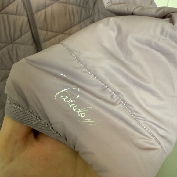 Paradox Long Quilted Tricia Purple Primaloft Down Alternative winter Jacket XXL - Picture 9 of 15